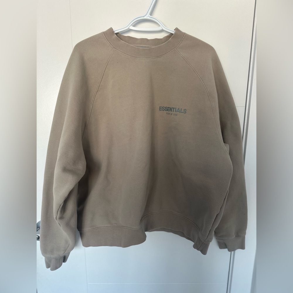 Essentials Women's Brown Crewneck Sweatshirt